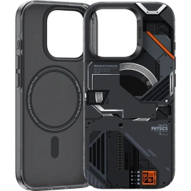 Чехол Benks Magnetic Perspective-Mecha Case with MagSafe для iPhone 16 Black