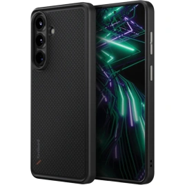 Чехол Uniq Keva Tough Aramid Protective Case для Samsung S26 Plus Carbon Black (GS26PHYB-KEVAMCBLK)