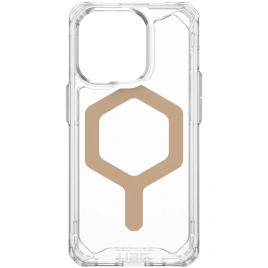 Чехол UAG с поддержкой MagSafe Plyo для iPhone 15 Pro Max Ice/Gold (114305114381)