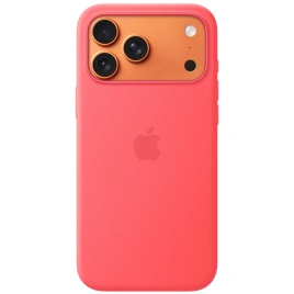 Чехол Apple Silicone Case with MagSafe для iPhone 17 Pro Max Bright Guava