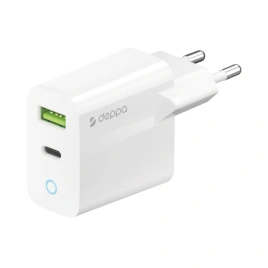 Сетевое зарядное устройство Deppa 33W USB-A/USB-C 11426 White
