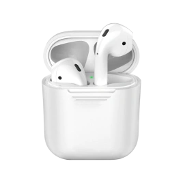 Силиконовый чехол Deppa для AirPods (47009) White