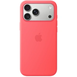 Чехол Apple Silicone Case with MagSafe для iPhone 17 Pro Max Bright Guava