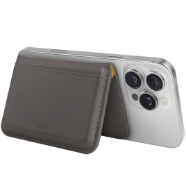 Картхолдер Uniq Lyden DS RFID-Blocking Magnetic Wallet Gray/Canary Yellow (LYDENDSMW-FGRYCYEL)