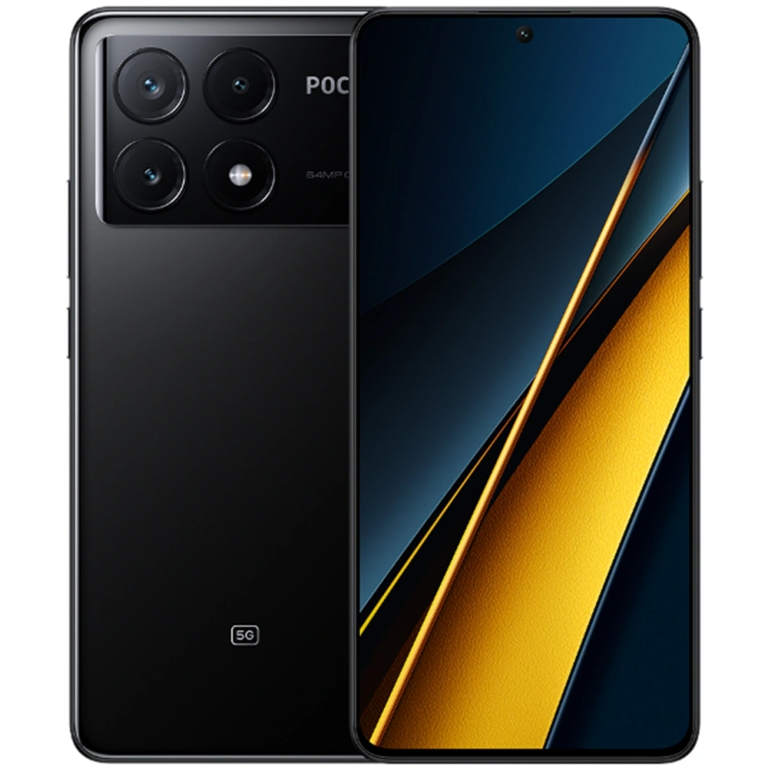 Смартфон Xiaomi Poco X6 Pro 5G 12/512Gb Black EAC фото 1