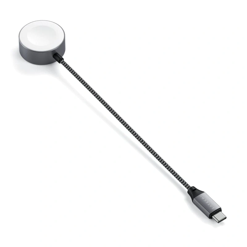 Беспроводное зарядное устройство Satechi USB-C Apple Watch ST-TCAW7CM Gray фото 2