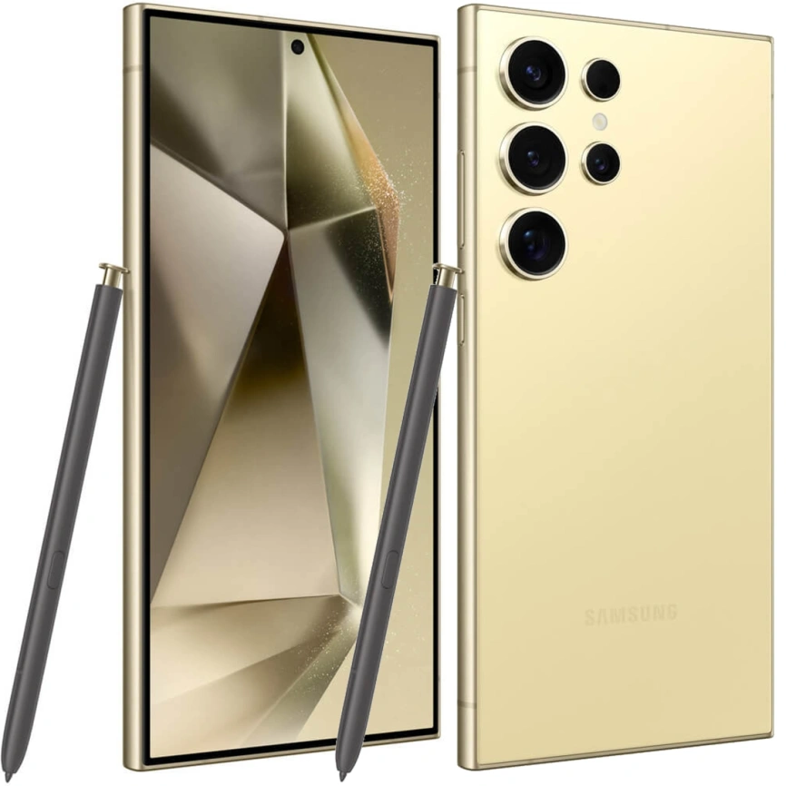 Смартфон Samsung Galaxy S24 Ultra SM-S928B 12/256Gb Titanium Yellow фото 3