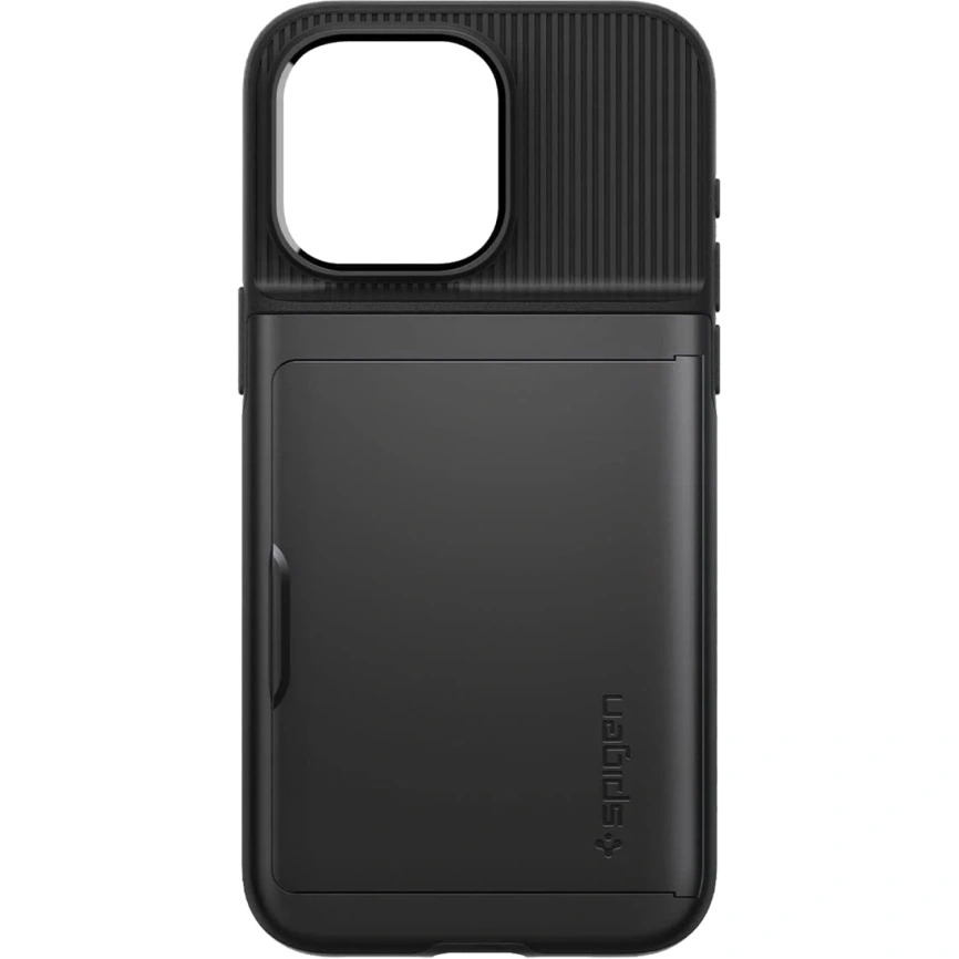 Чехол Spigen Slim Armor CS для iPhone 15 Pro Max (ACS06589) Black фото 5