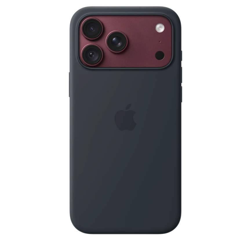 Чехол Apple Silicone Case with MagSafe для iPhone 18 Pro Navy Blue (MK8X4) фото 3