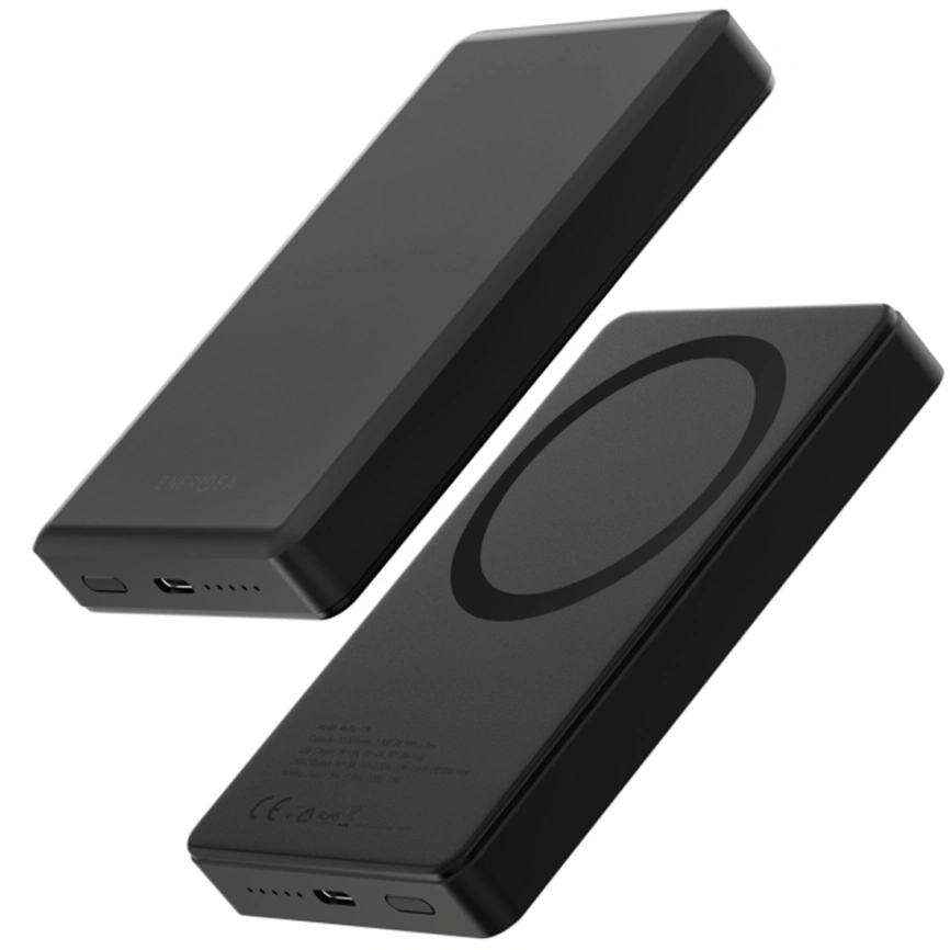 Внешний аккумулятор EnergEA Alupac 10K 10000 mAh Magsafe Gunmetal Black фото 4
