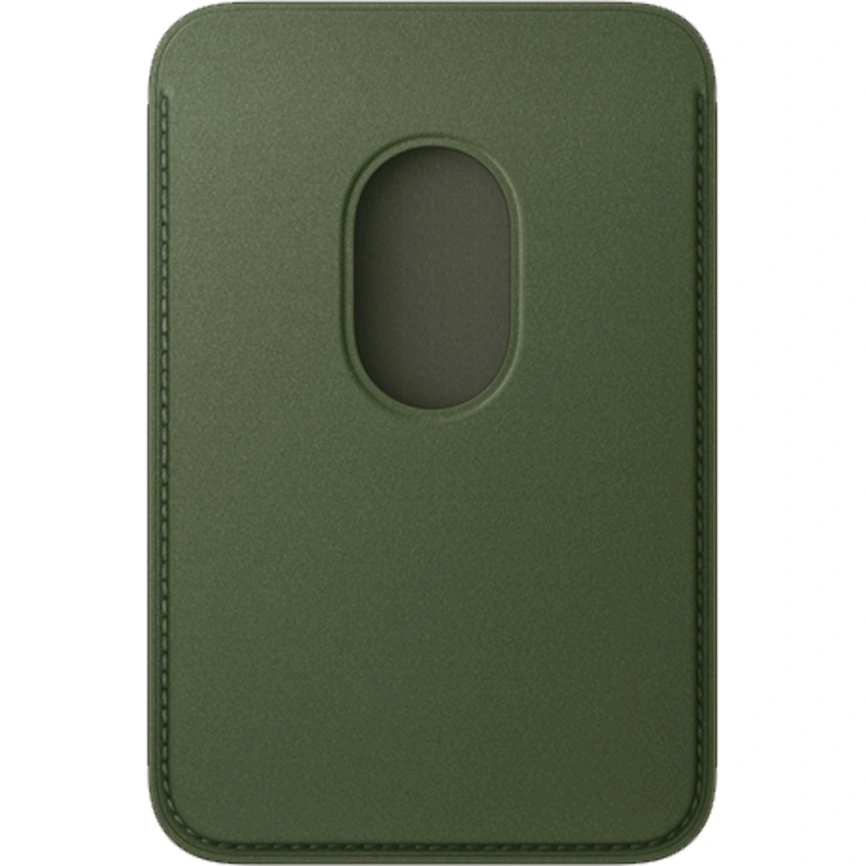 Картхолдер Apple iPhone FineWoven Wallet with MagSafe Moss (MGH74FE) фото 2