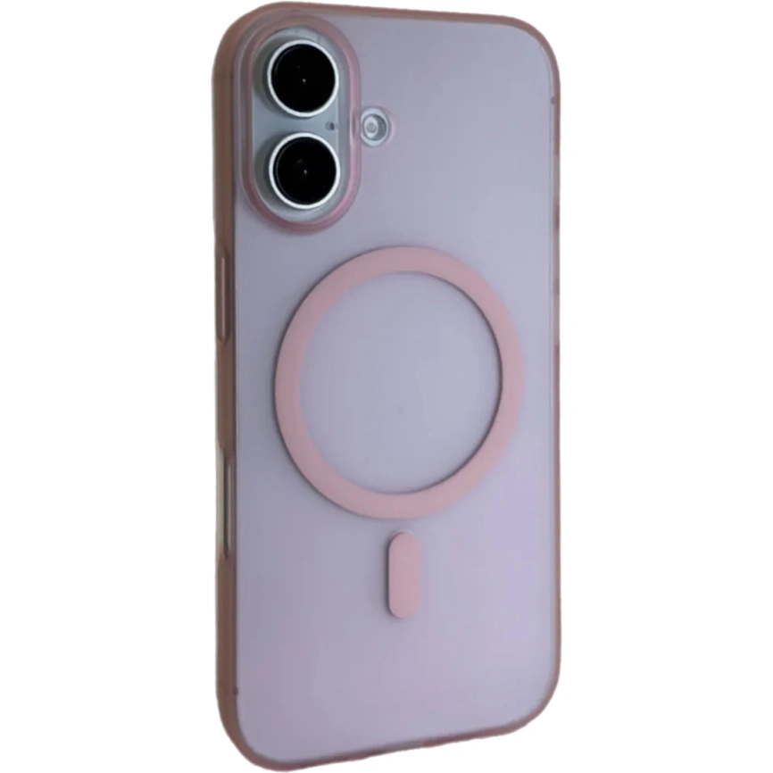 Чехол Gurdini Slim Series with MagSafe для iPhone 16 Pink фото 1