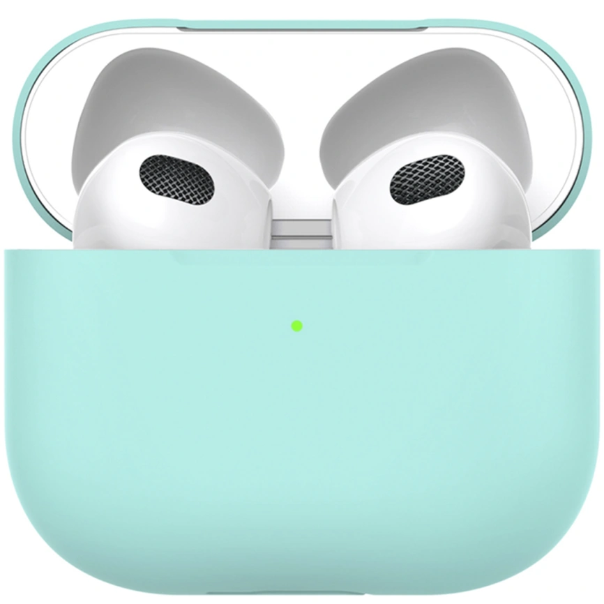 Силиконовый чехол Deppa для AirPods 3 (47325) Mint фото 1