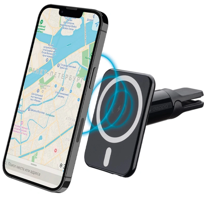 Автомобильный держатель Deppa Mage Safe Sky, магнитный (55202) Black фото 2
