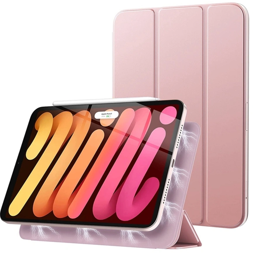Чехол Gurdini Smart Magnet Series для iPad Mini (2024) Pink Sand фото 1