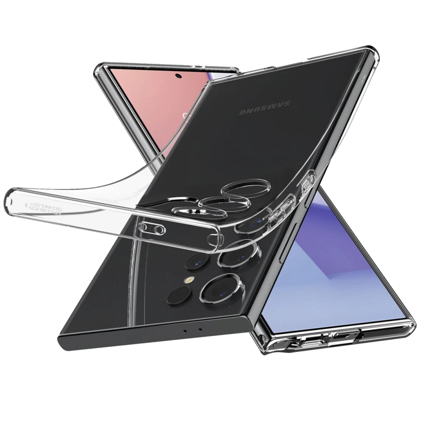 Чехол Spigen Liquid Crystal для Galaxy S24 Ultra (ACS07283) Clear фото 2