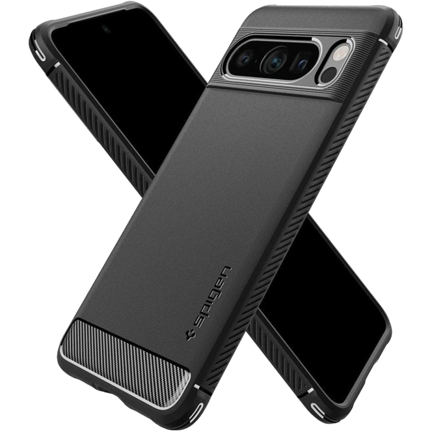 Чехол Spigen Rugged Armor для Google Pixel 8 Pro Matte Black фото 1