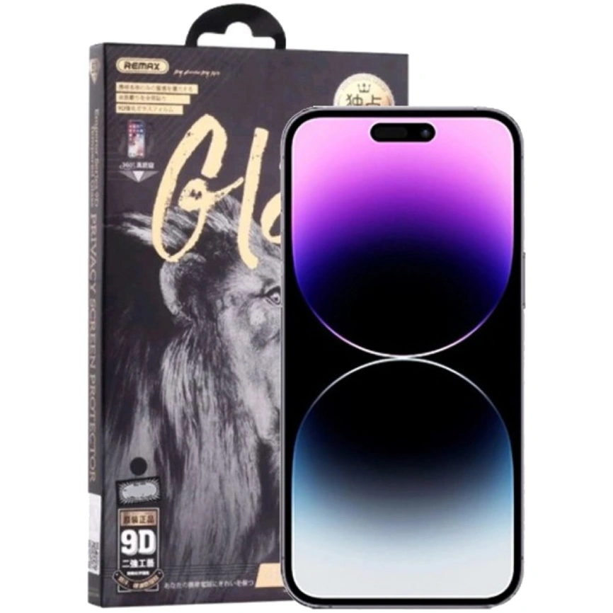 Защитное стекло Remax iPhone 14 Pro (GL-35) Анти-шпион фото 1