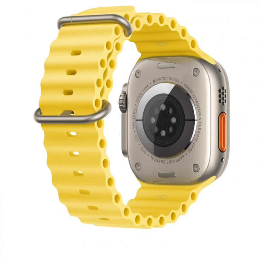 Ремешок Apple Watch Ultra 49mm Yellow Ocean Band фото 1