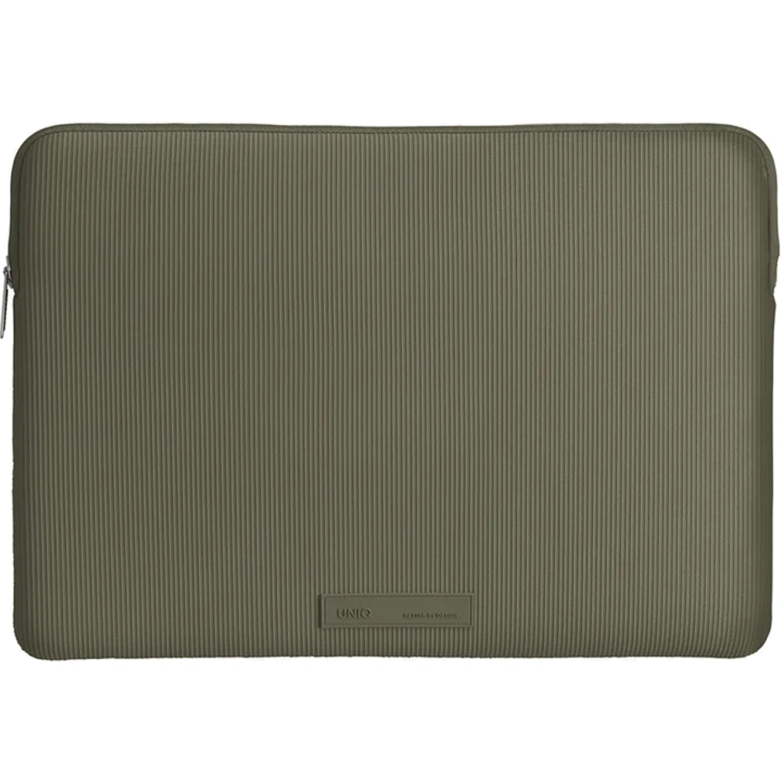 Чехол-папка Uniq Cyprus RE Laptop Sleeve для ноутбуков 14" Dark Sage Green фото 1