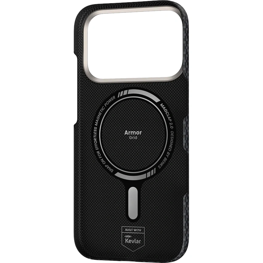 Чехол Benks ArmorGrid ArmorAir Case built with Kevlar для iPhone 17 Pro Obsidian Black фото 3
