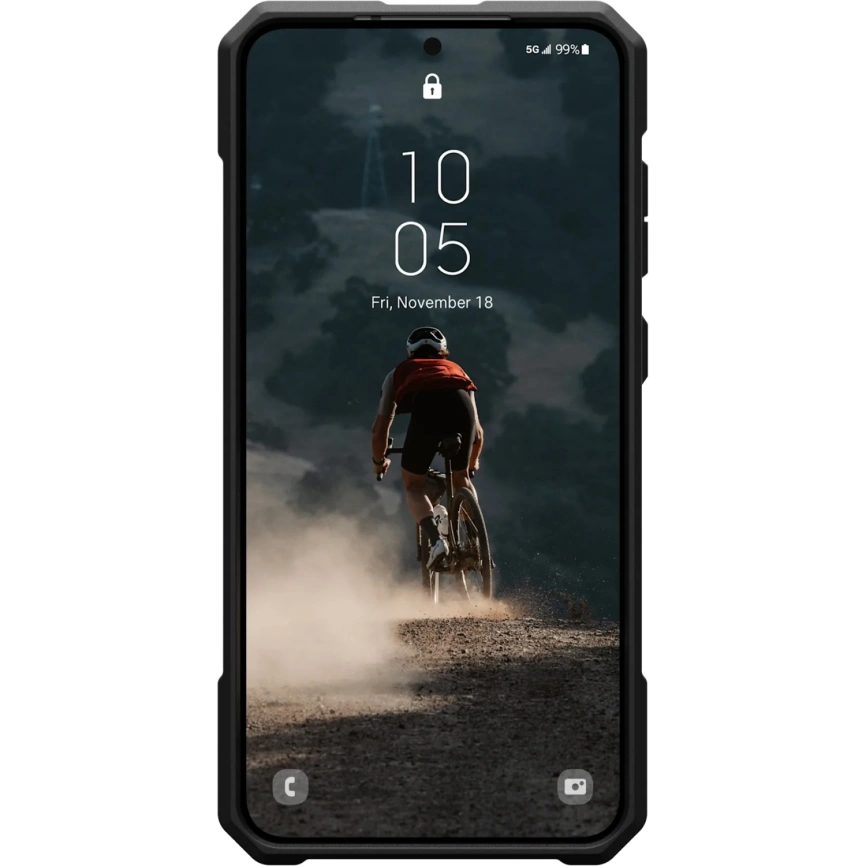 Чехол UAG MagSafe Monarch Pro для Samsung Galaxy S25 Carbon Fiber фото 3
