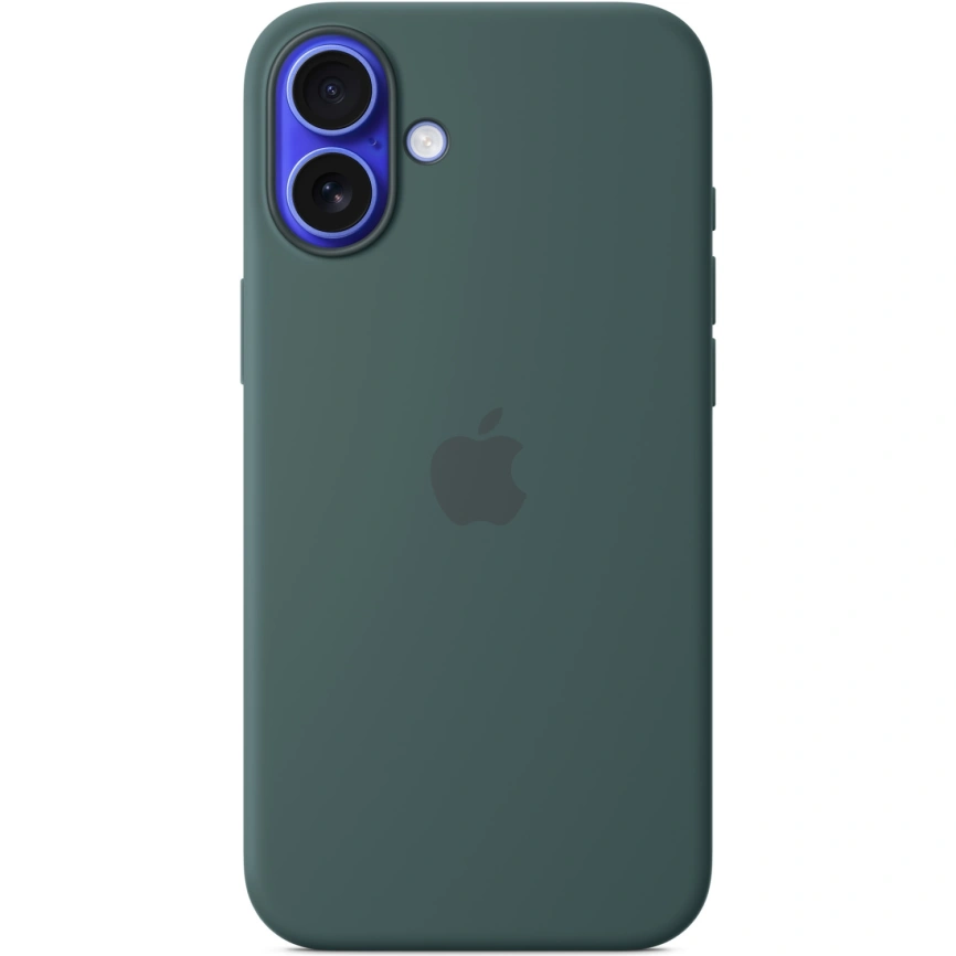 Чехол Apple Silicone Case with MagSafe для iPhone 16 Plus Lake Green фото 4