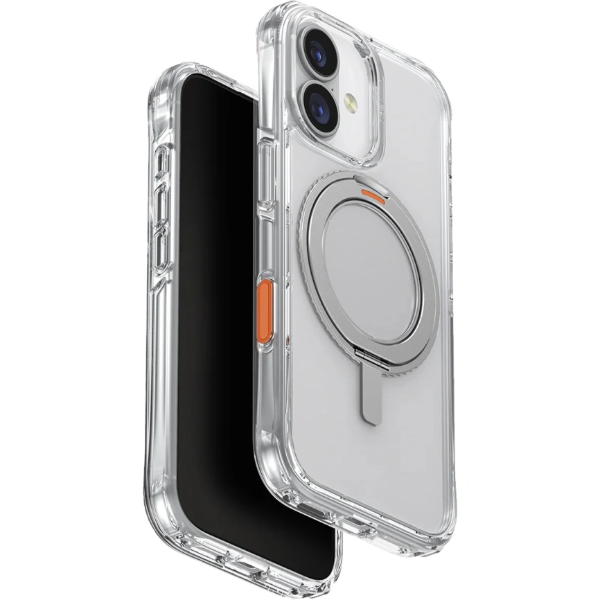 Чехол Uniq Swivix Rotating Kickstand Case для iPhone 17 Luncent Clear фото 1