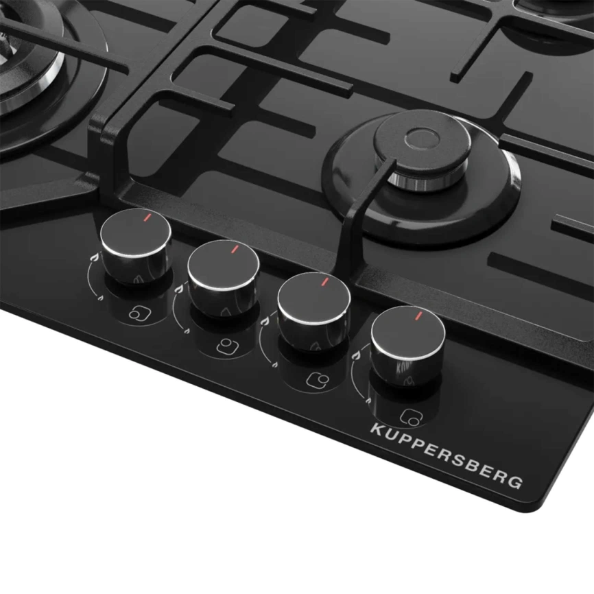 Газовая варочная панель Kuppersberg FG 66 B Black фото 3