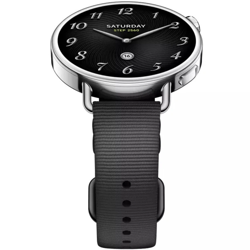 Смарт-часы Xiaomi Watch S4 41mm Fluororubber Strap Black фото 3