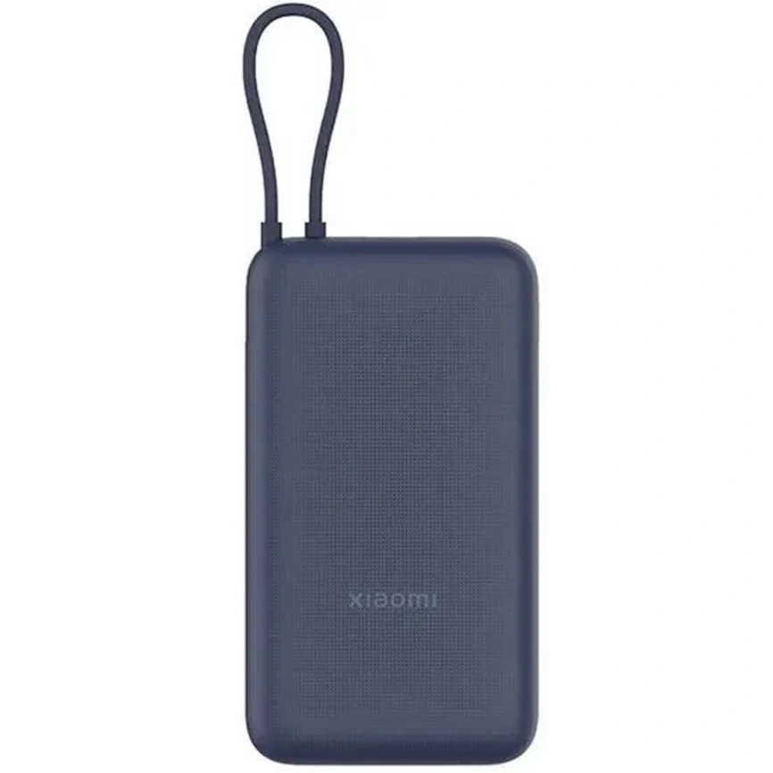 Внешний аккумулятор Xiaomi Power Bank 20000mAh (Integrated Cable) Blue фото 4