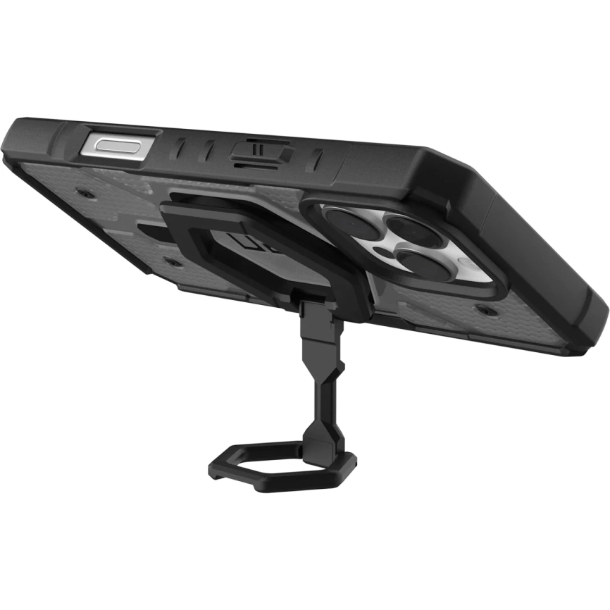 Чехол UAG MagSafe Pathfinder Clear для iPhone 16 Pro Max (с подставкой) Ash/Black Sand фото 3