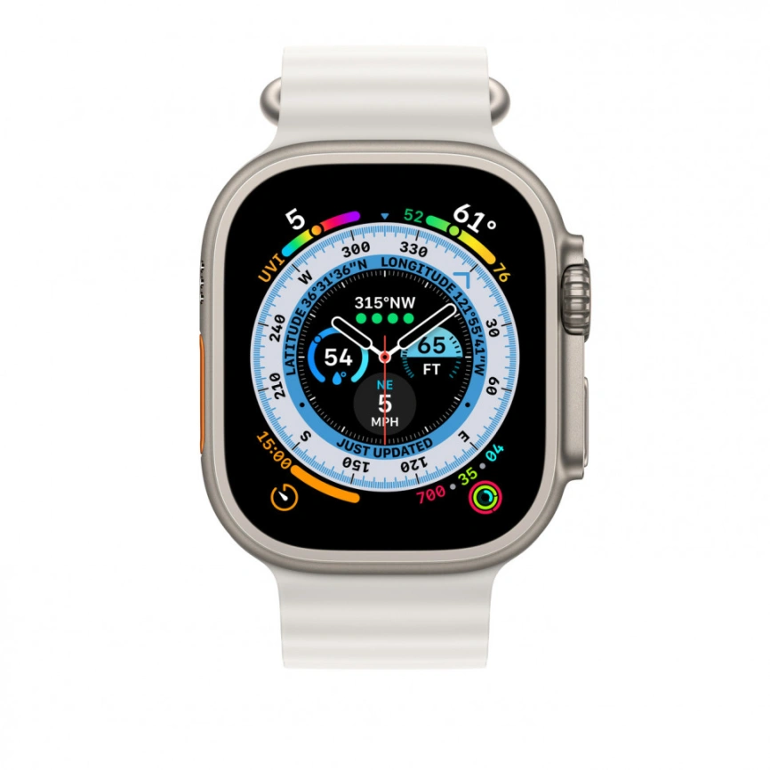 Ремешок Apple Watch Ultra 49mm White Ocean Band фото 3