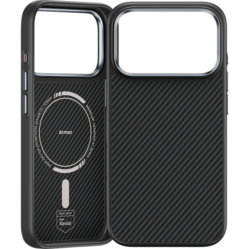 Чехол Benks ArmorPro Case built with Kevlar 600D для iPhone 17 Pro Black фото 1
