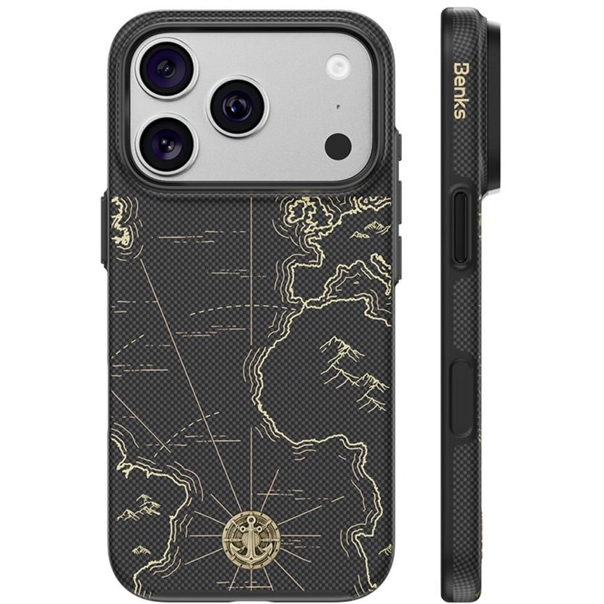 Чехол Benks ArmorEdge Air Navigator X1 Case Kevlar для iPhone 18 Pro Navigator (C.K.FL.AP.SJ.0069) фото 1